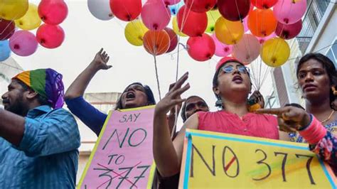 live updates sc reads down section 377 says homosexuality not a crime india news zee news