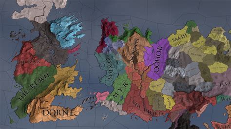 This map shows the real world equivalents of the seven kingdoms. Games Of Thrones Map Of The Seven Kingdoms - Indophoneboy