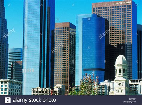 High Rise Buildings In Downtown Los Angeles California