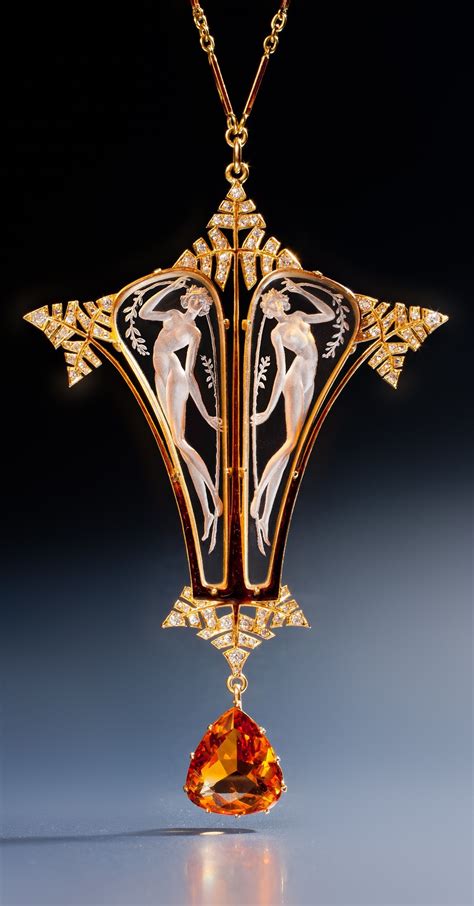 RenÉ Lalique A Magnificent Art Nouveau Nymph Pendant 1904 05 Art Nouveau Jewelry Art