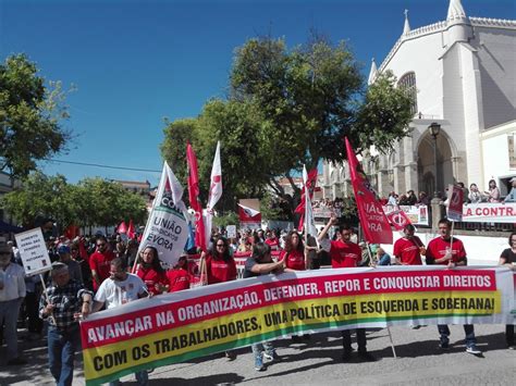 Manifestação 1 Maio Évora União Dos Sindicatos De Évora Cgtp In
