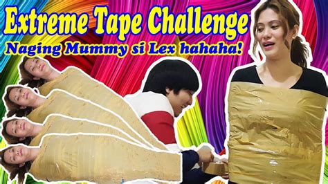 Extreme Tape Challenge Na Mummified Si Lex Haha Jemlex Youtube