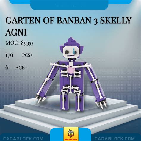 Moc Factory 89355 Garten Of Banban 3 Skelly Agni Movies And Games