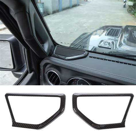 For 2018 Jeep Wrangler Jl Interior Trim Accessories Cover Kit Carbon