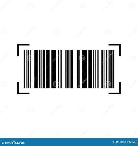 Vector Barcode With Laser Line Barcode Sticker The Element On The