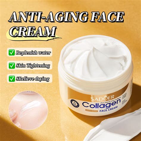 Rorec Sadoer Collagen Anti Aging Face Cream Moisturizing Brightening