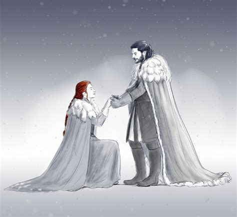 Martin's a song of ice and fire novels that suggest sansa stark (sophie turner) and jon snow (kit harington), who were raised as. Sansa Stark and Jon Snow Game of thrones Jonsa | Game of ...