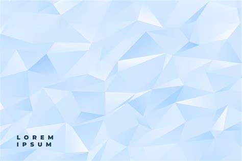 Free Vector Abstract Blue Background With Low Poly Triangle Shapes