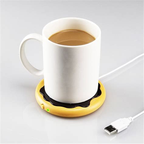 Creative Donut Usb Powered Cup Warmer Mat Pad For Coffee Tea Beverage