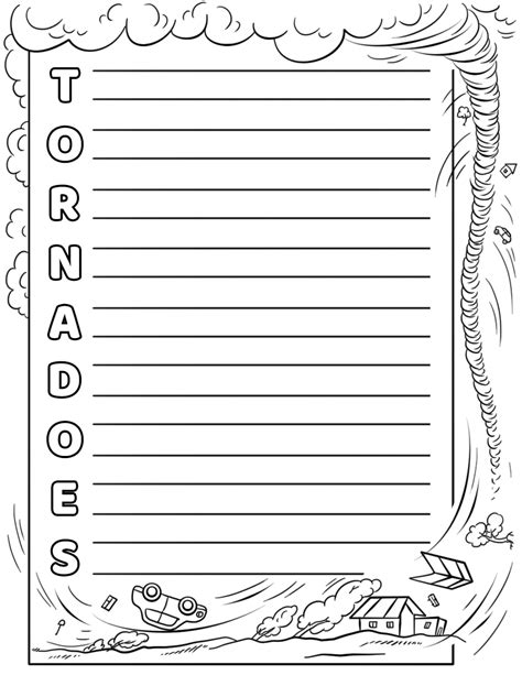 Tornadoes Acrostic Poem Template Free Printable Papercraft Templates