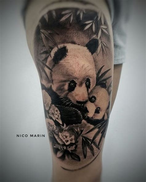 Panda Realistic Tattoo Panda Tattoo Cubs Tattoo Mom Tattoo Designs