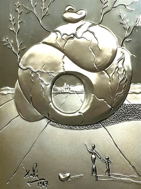 Salvador Dalí­ Salvador Dali Universal Harmony Bas Relief Silver