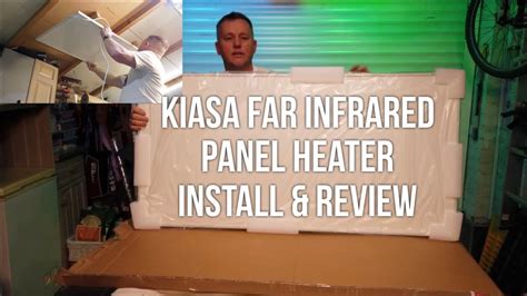 Kiasa Far Infrared Panel Heater Fitting And Review Heat A Garage Loft