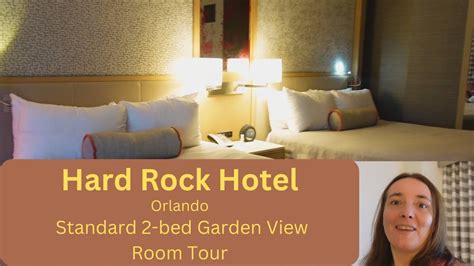 hard rock hotel orlando room tour standard 2 bed queen room garden