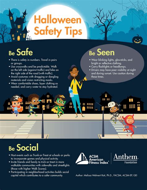 Halloween Safety Tips American Fitness Index