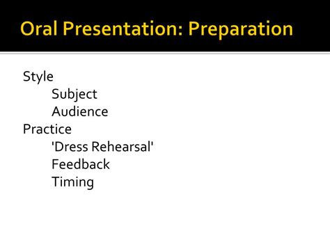 Ppt Oral Presentation Preparation Powerpoint Presentation Free