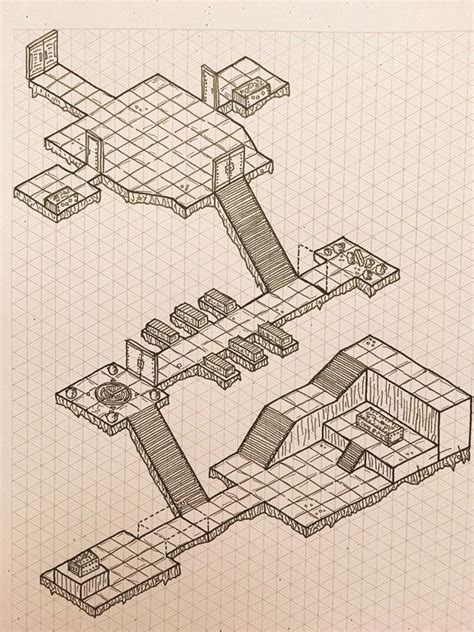 So I Sometimes Draw Dandd Dungeons Ins Isometric Style Isometric