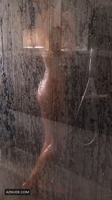 Heidi Klum Naked On Glass In The Shower Aznude