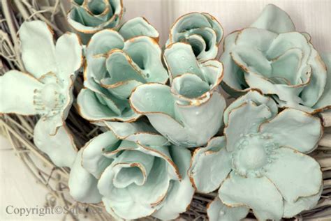 B&b hostess, rug hooker and interior decorator, micheline mann demonstrates the craft of preserving fresh flowers in paraffin wax. ~ Plaster Dipped Faux Flowers ~ Leaves or anything else ...