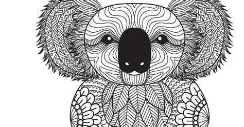 These geometric coloring sheets will appeal to. Amazing Animals For Adults Who Color Live Your Life In Color Koala Coloring Page Animal C ...