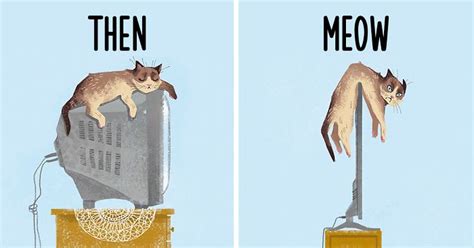 Then Vs Meow How Technology Has Changed Cats Lives 10