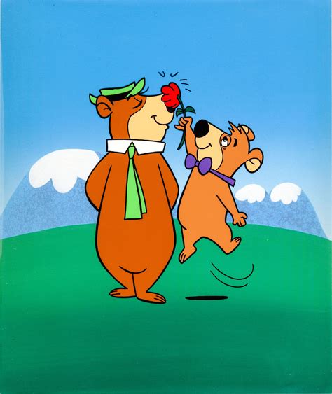 The Yogi Bear Show Publicity Cel Hanna Barbera Animated Cartoons Classic Cartoon Characters