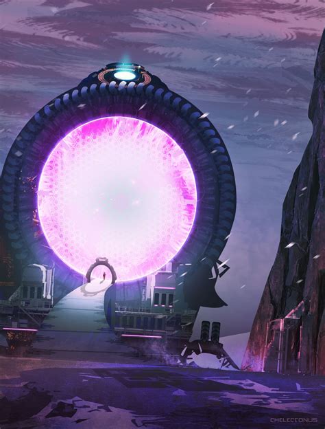 The Portal Steve Palmerton Portal Art Fantasy Landscape Sci Fi