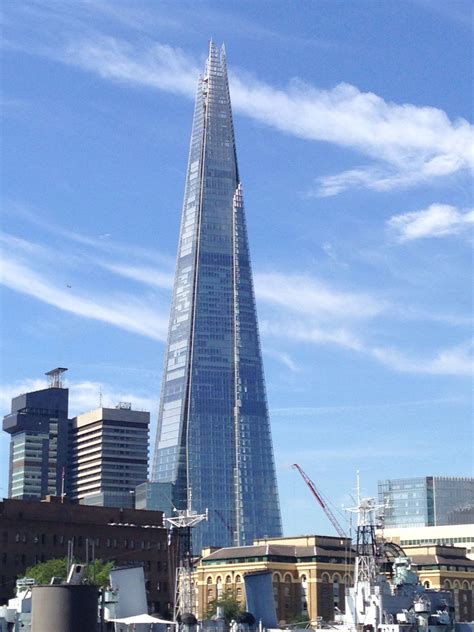 Summer Visit To London 2014 The Shardmonumental Skyscraper