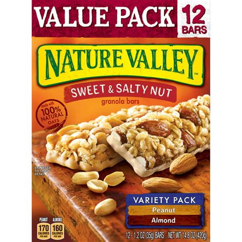 Nature Valley Granola Bar Sweet And Salty Nut Variety Pack 12 Ct