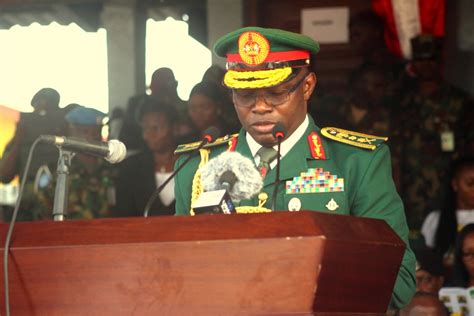 The nigerian army regrets to announce the passing away of its chief of army staff, lieutenant general ibrahim an alleged serial bank robber who was arrested earlier this week was slapped with federal charges for. Nigerian Chief of Defense Staff Lauds AFL For ...