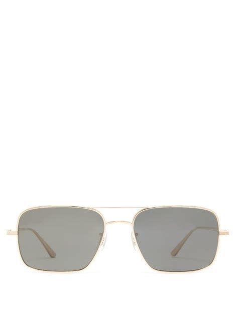 Oliver Peoples Oliver Peoples X The Row Victory Square Titanium