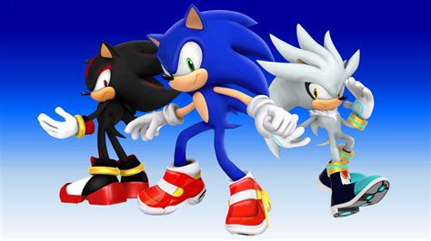 Sonic Shadow And Silver The Hedgehog 25th By 9029561 On Deviantart