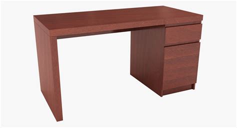 Malm desk 140x65 white ap. Realistic ikea malm desk 3D model - TurboSquid 1319185