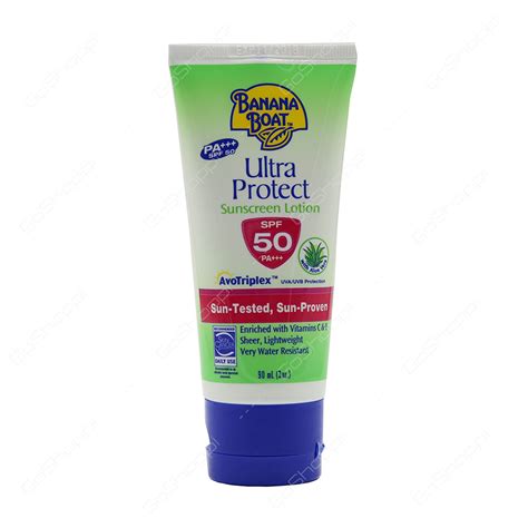 Banana Boat Ultra Protect Sunscreen Lotion Spf Pa Ml Buy Online