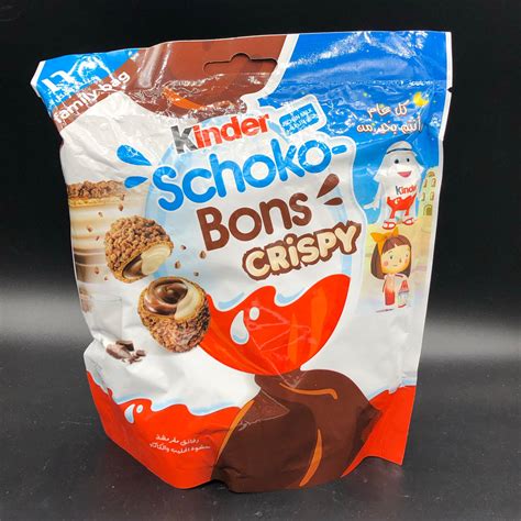 Kinder Schoko-Bons Crispy Family Bag Size 89g (Middle East) - Bruce ...