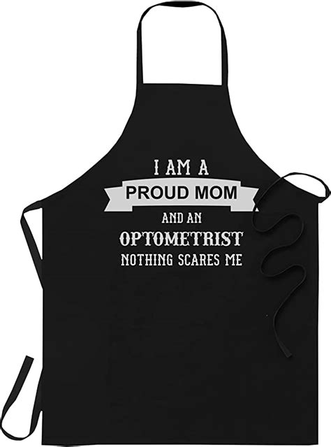 Mom And Optometrist Nothing Scares Me Apron Mother Day
