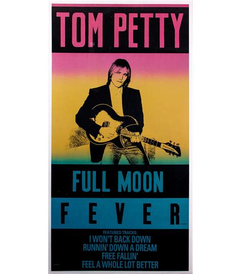 Tom Petty Full Moon Fever Promotional Poster