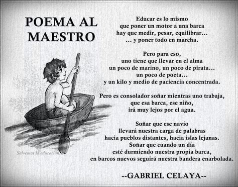 Poema Al Maestro Poemas Para Maestros Feliz Dia Maestro Frases
