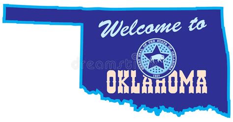 Welcome To Oklahoma Sign Stock Illustrations 104 Welcome To Oklahoma