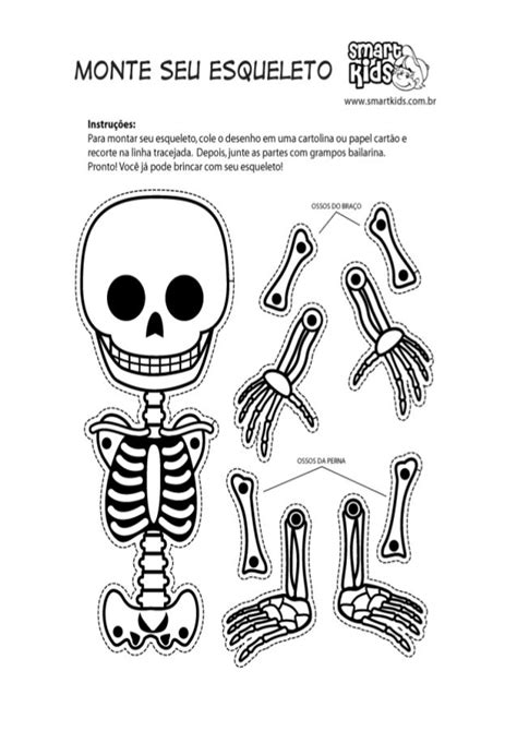 Molde Esqueleto Crédito En Las Material Educativo C36