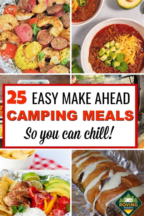 Easy Make Ahead Dinners For Camping Best Home Design Ideas