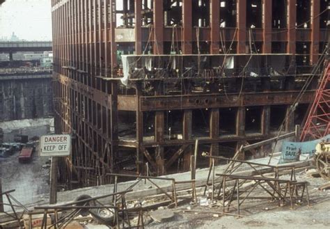 Construction Of World Trade Center Photograph Wisconsin Historical