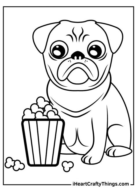 Pug Coloring Pages 100 Free Printables