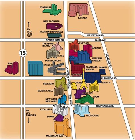 Map Of Hotels On The Las Vegas Strip Yahoo Image Search Results Las