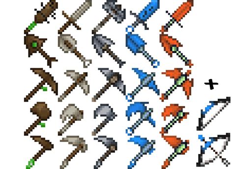 Ca0lans 16x16 Tools Now With Bows Minecraft Texture Pack