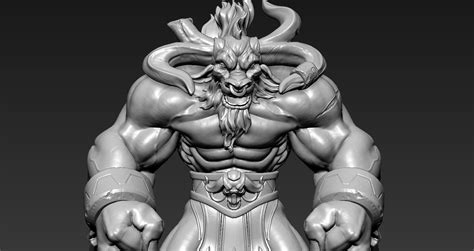 League Of Legends Alistar 3d Model 3d Printable Cgtrader