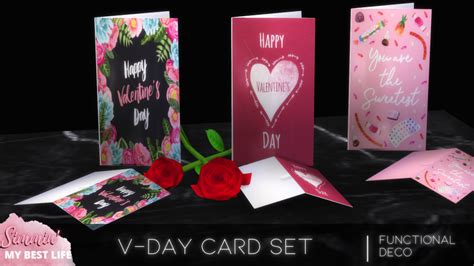 NEW CC RELEASE V DAY CARD SET FUNCTIONAL I SIMMIN MY BEST LIFE