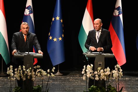 Prime Minister Janez Janša In Lendava Slovenia And Hungary Maintain Good And Friendly Relations