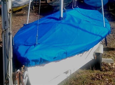 Snipe Sailboat Mooring Cover Boat Mast Up Flat Cover Slo Sail And
