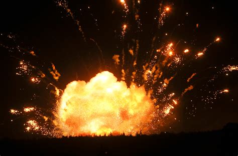 Thousands Evacuated After Massive Explosion Rocks Ukrainian Ammunition